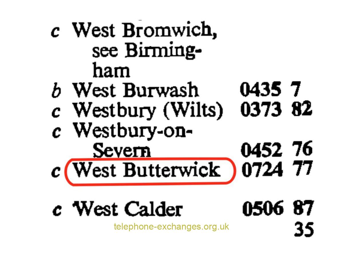 West Butterwick former ATE